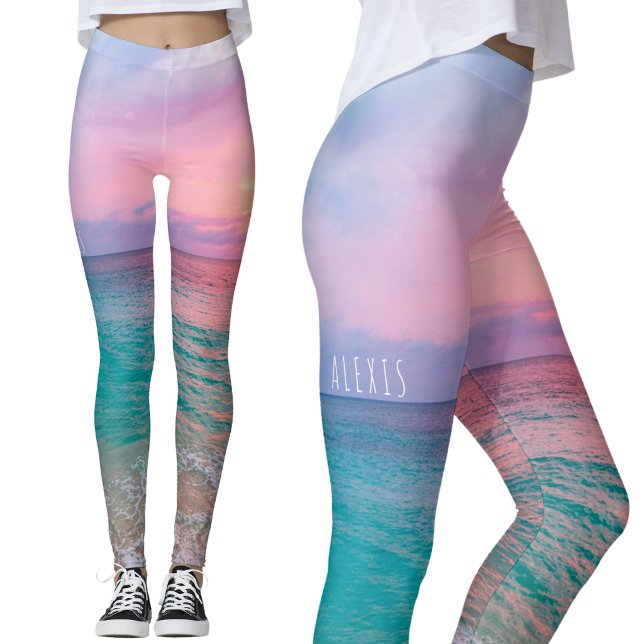 Sommermonate Sonnenuntergang Leggings (Von Creator hochgeladen)