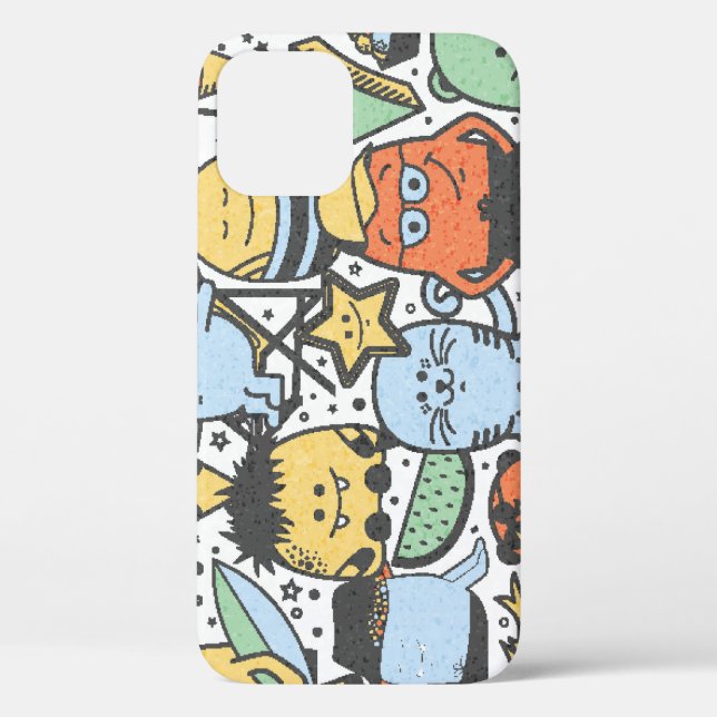 Sommermonster, farbenfrohe, nahtlose Muster Case-Mate iPhone Hülle (Rückseite)