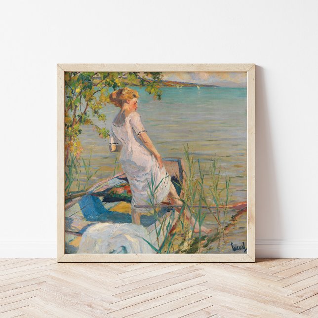 Sommermorgens am Starnberger See | Edward Cucuel Poster (Von Creator hochgeladen)