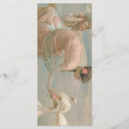 Sommermorgens von Rupert Bunny (1897) Lesezeichen Menükarte