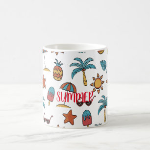 Sommermuster anpassen kaffeetasse