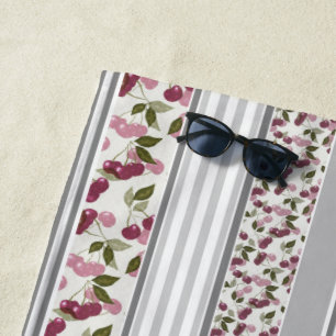 Sommermuster aus mehrfarbigen Streifen Strandtuch