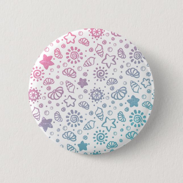 Sommermuster Button (Vorderseite)