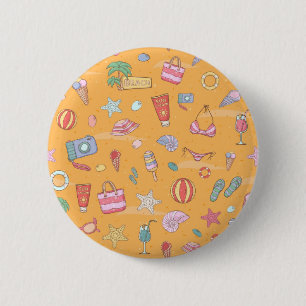 Sommermuster Button