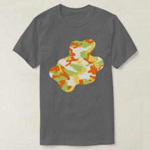 Sommermuster Camouflage Paint Platsch v3 T-Shirt