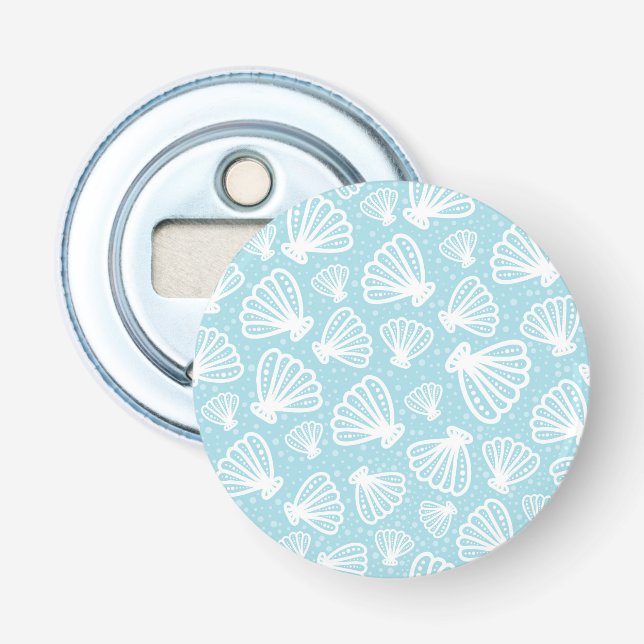 Sommermuster der Muschel Flaschenöffner (Vorderseite)