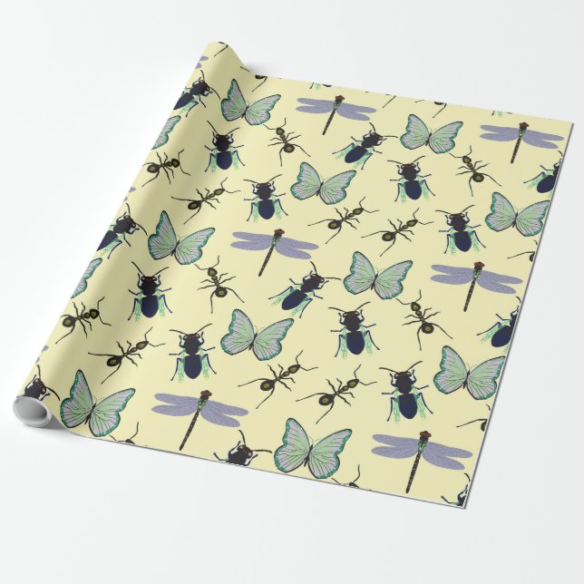 Sommermuster Geschenkpapier (Ungerollt)