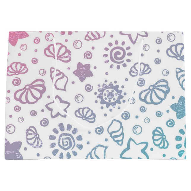 Sommermuster Große Geschenktüte (Vorderseite)