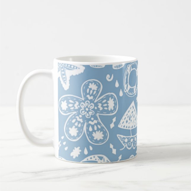 Sommermuster Kaffeetasse (Links)
