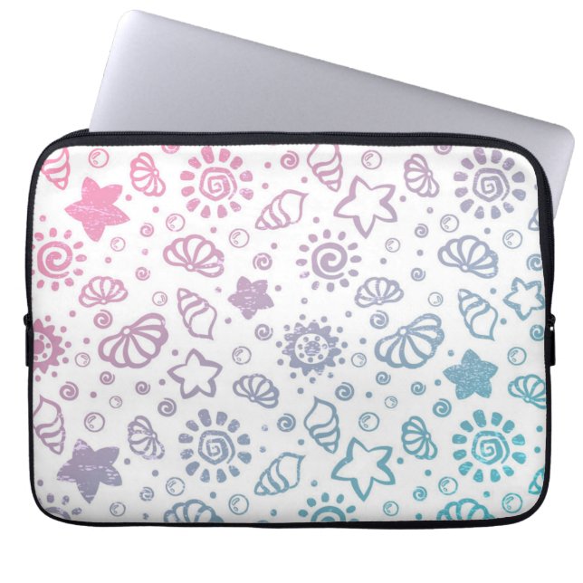 Sommermuster Laptopschutzhülle (Vorderseite)