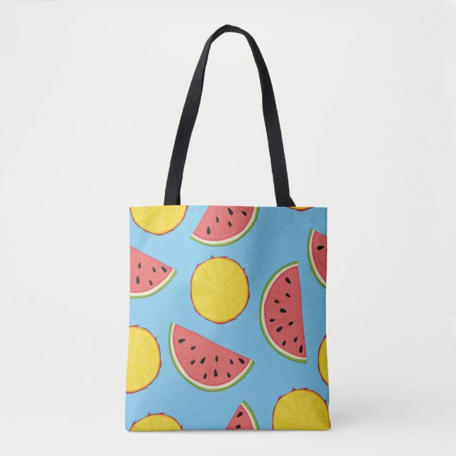 Sommermuster mit Ananas und Wassermelonart,ba (Vorderseite)