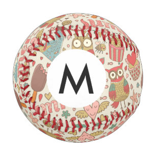 Sommermuster mit Eiscreme Baseball