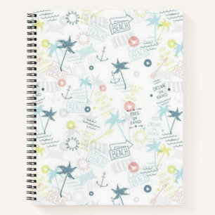Sommermuster Notizbuch