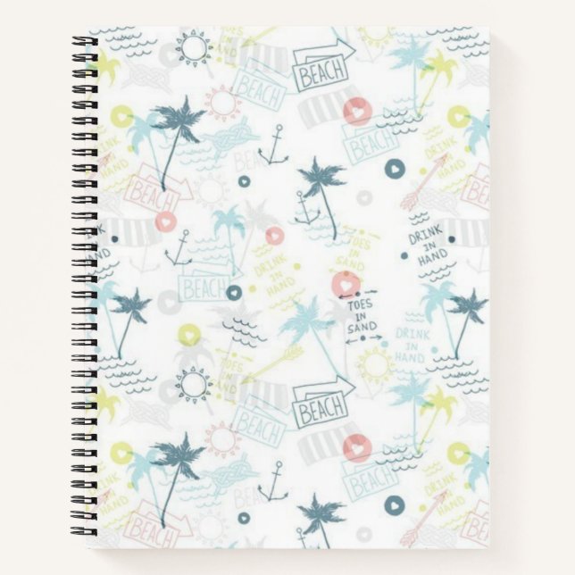 Sommermuster Notizbuch (Vorderseite)