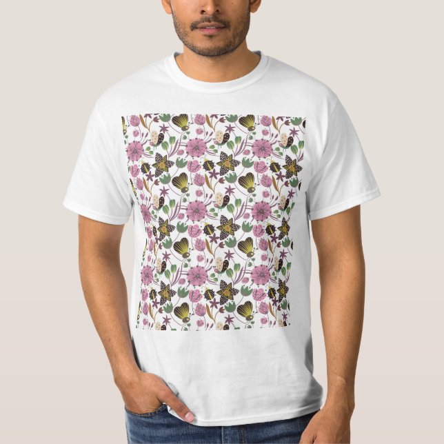 Sommermuster T-Shirt (Vorderseite)