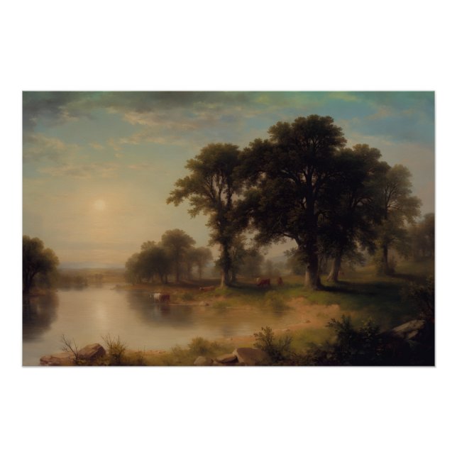 Sommernachmittag (1865) - Asher Brown Durand  Poster (Vorderseite)