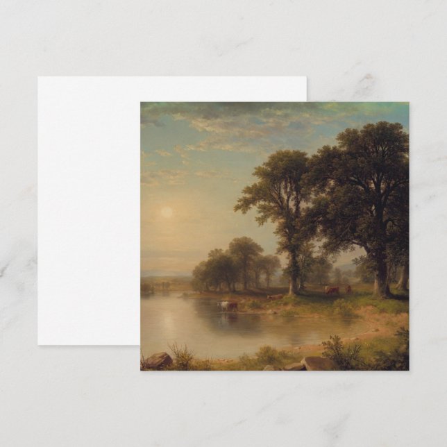 Sommernachmittag (1865) - Flachkarte (Vorne/Hinten)
