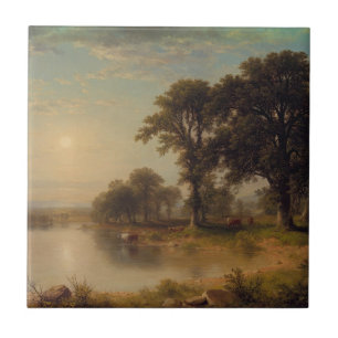 Sommernachmittag (1865) - Keramikfliese