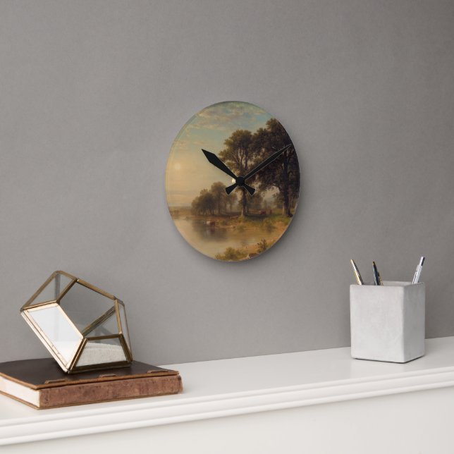 Sommernachmittag (1865) - Uhr (Büro)