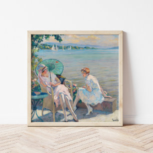 Sommernachmittag am See   Edward Cucuel Poster