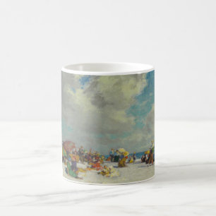 Sommernachmittag am Strand (von E.H. Potthast) Kaffeetasse