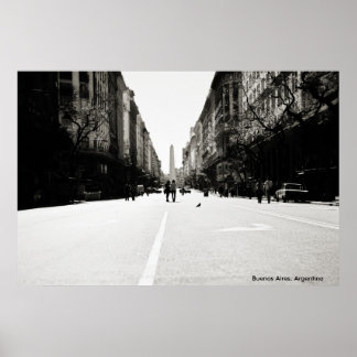 Sommernachmittag in Buenos Aires Poster