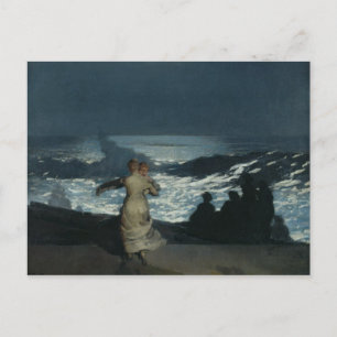 Sommernacht 1890 postkarte