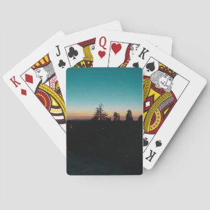 Sommernacht im Pazifischen Nordwesten Spielkarten
