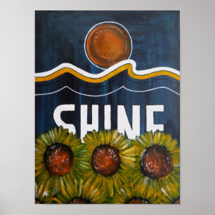 Sommernächte Gemälde von Alfred Fox Poster