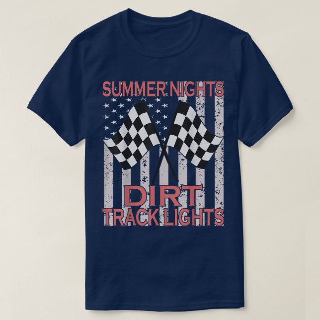 Sommernächte und dunkle Gleislichter rennend tr T-Shirt (Design vorne)