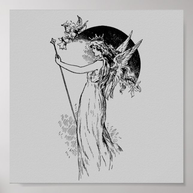 Sommernachtposter Poster (Vorne)