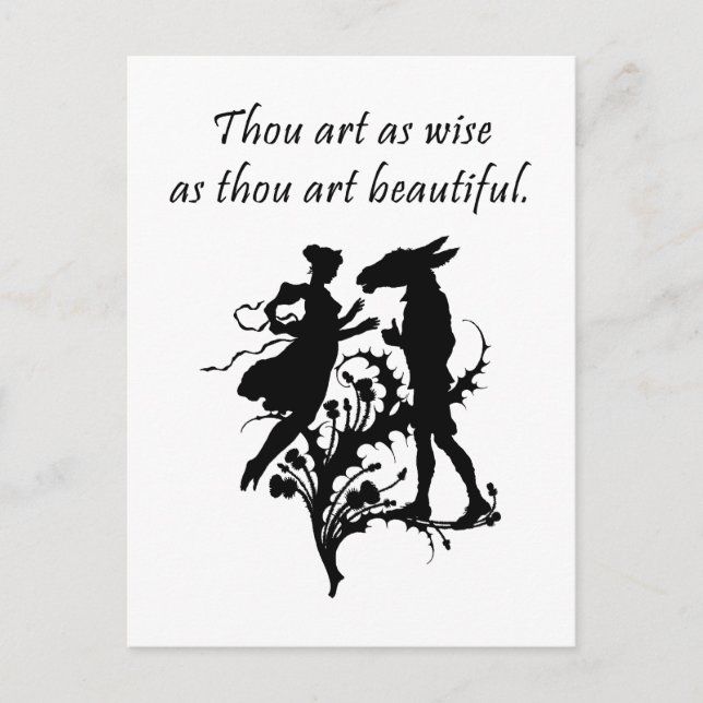 Sommernachtstraum Postkarte (Vorderseite)