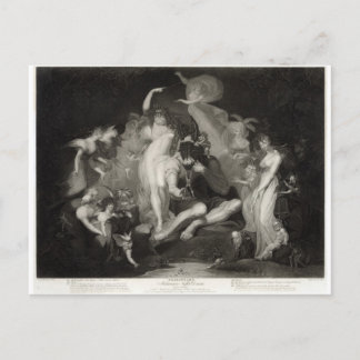 Sommernachtstraum von Henry Fuseli Postkarte