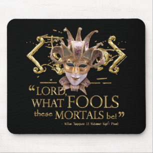 Sommernachtstraum-Zitat (Goldversion) Mousepad