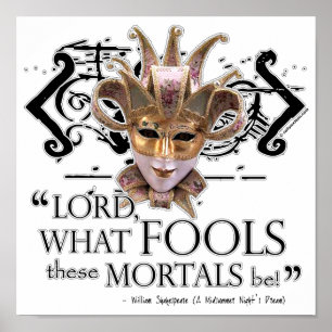 Sommernachtstraum-Zitat Poster