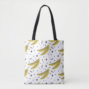 Sommernahtloses Muster mit Bananen in der Pop Art 