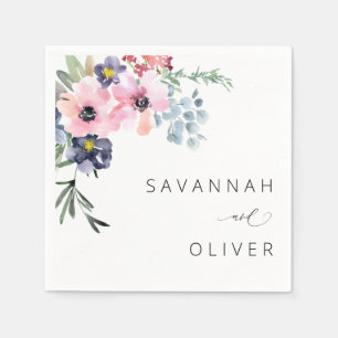 Sommername oder Monogram Napkins Serviette