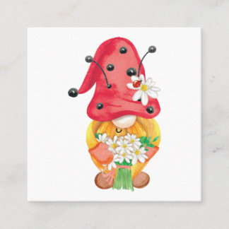 Sommernome 1 quadratische visitenkarte