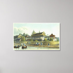 Sommerpalast des Kaisers gegenüber der Stadt Leinwanddruck