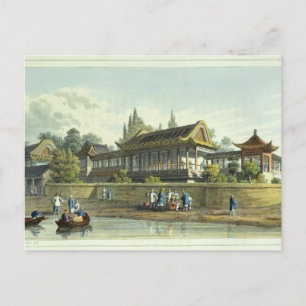 Sommerpalast des Kaisers gegenüber der Stadt Postkarte