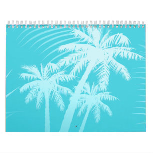 Sommerpalmen Aqua Kalender