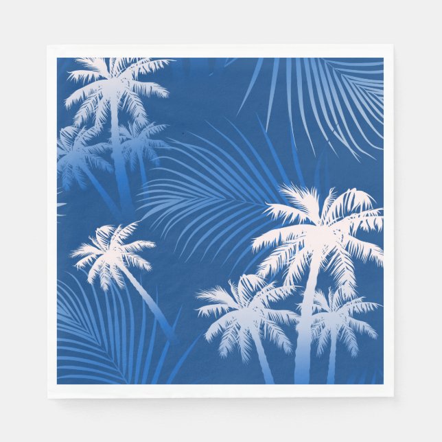 Sommerpalmen Serviette (Vorderseite)