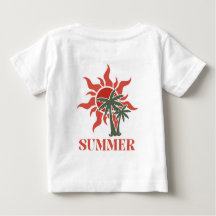 Sommerpalmen Sonne Retro Tropisch