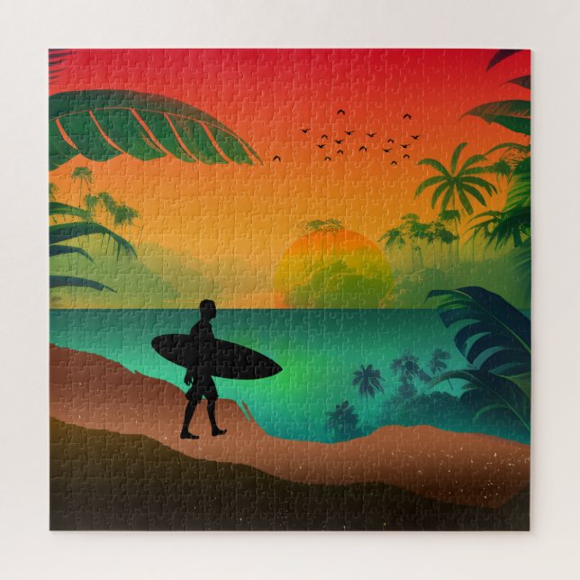 Sommerparadies Puzzle (Vertikal)