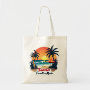 Sommerparadies Retro-Strandtasche Tragetasche