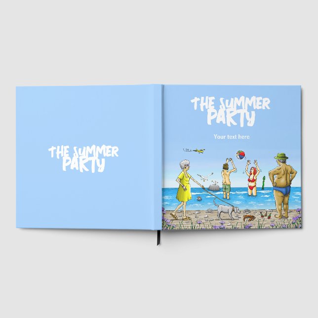 Sommerparty am Strand Gästebuch (Voll)