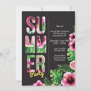 Sommerparty einladung
