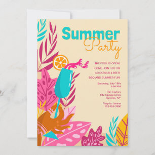 Sommerparty Einladung