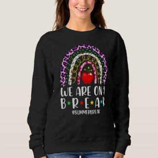 Sommerpause am letzten Schultag. Sweatshirt