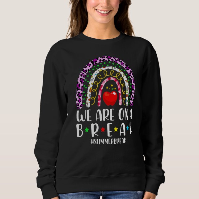 Sommerpause am letzten Schultag. Sweatshirt (Vorderseite)